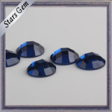 Deep Blue Single Checker Low Price Crystal Glass Beads