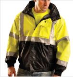 Reflective Safety Casual Coat with Pocket