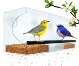 Custom Acrylic Window Bird Feeder with Super Strong Suction Cup