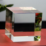 3D Laser Engraved Crystal Cube Rectangle with Image Inside