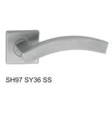 Stainless Steel Hollow Tube Lever Door Handle (SH97SY36 SS)