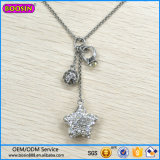 Guangzhou Factory Wholesale Crystal Charm Necklace, Star Fashion Jewelry Necklace
