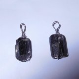 Semi Precious Stone Fashion Crystal Gemstone Bead Black Tourmaline Pendant