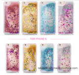 High Quality TPU 3D Liquid Sand Crystal Quicksand Case for iPhone 6 6s Mobile/Cell Phone Cover Cases