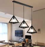 Nordic Style Creative Retro Wrought Iron Pendant Lamp with 3 Lamps
