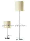 Modern Metal Table and Floor Lamp with Fabric Shade (WH-564)