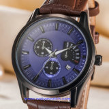 Custom Logo Men's Quartz Watch Fashion Wristwatch for Man (WY-17009C)