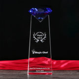 Customized Colorful Diamond Crystal Trophy Glass Grammy Medals Sports Events Awards Champions Cup