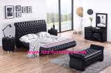 European Crystal Bedroom Furniture Bed+Dresser