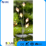 Single Crystal Silicon Solar Panel Solar LED Flower Lighting