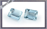 Hotsale Emerald Cut Aquamarine Gemstones