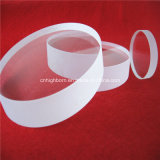 Round Shape Clear Quartz Glass Plate in Thick Wall