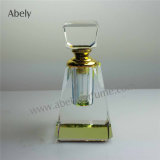 New Design Crystal Glass Perfume Bottle with Glass Cap