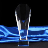 Cheap Wholesale Crystal Glass Pillar Trophy Award