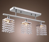 Stainless Steel Pendant Light Modern Crystal Pendant Lamp for Home Decoration