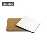 Square MDF Coaster with Cork 9, 5 X 9, 5 Cm Sublimation