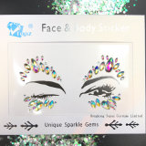 Adhesive Sticker Crystal Sticker Handpicked Face and Eye Jewels Forehead Stage Temporary Tattoo Sticker (SR-28)