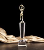 Basketball Crystal Glass Trophy Award for Sports Souvenir