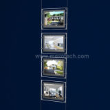 Acrylic Picture Frame Slim LED Light Box for Real Estate Agent Advertising Billboard