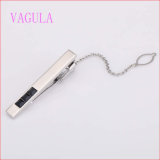 VAGULA Crystal De Corbat Tie Clip Wedding Tie Bar Brass Tie Pin V101