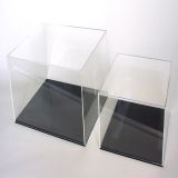 Custom Clear UV Acrylic/Plastic Display Box Case Dustproof Tray Protection Cube
