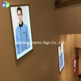 Snap Aluminum White Picture Frame Slim LED Light Box for Store Sign