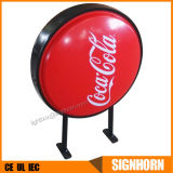 Double Side Crystal Round LED Lighting Sign Board