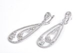 Hot Sale 925 Silver Drop Earring with Eurowire