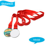 Customized Sublimation Metalsilver Medal