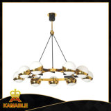 Modern Decorative Stainless Steel Glass Pendant Lamp (KAP6044)