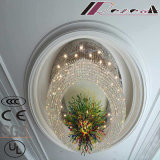 Big Size Round Luxury and Morden Crystal Project Lamp for Hotel Decoration
