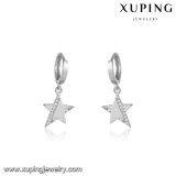 94756 Fashion Star Shape Jewelry Elegant Platinum-Plated Earring Design for Women