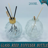 260ml Round Ball Clear Air Freshener Glass Reed Diffuser Bottle