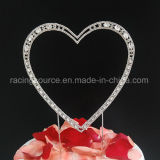 High Quality Wedding Cake Topper Vintage Rhinestone Single Heart