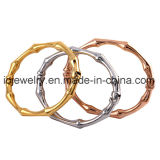 Bamboo Joint Three Color Stainless Steel Bangle