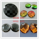 Round Glass Stone for Rings and Earrings