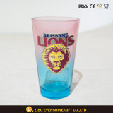 480ml Color Lions Metal Labels Glass Ware for Gift