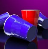 Colorful PS Disposable Plastic Cup