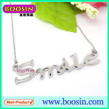 Wholesale Custom Crystal Personalized Letter Pendant Necklace