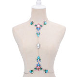 New Design Women Fashion Jewelry Crystal Rhinestone Cup Body Chain Jewelry for Women