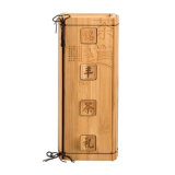 Eco Friendly Retro Carbonized Bamboo Tea Packaging Gift Box