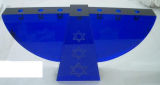 Middle East Blue Crystal Candlestick Trophy-Blue Base