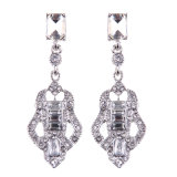 Exaggerated Crystal Circular Earrings Korean Fashion Stud Earrings