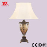 Traditional Table Lamp with Fabric Lampshade Wl-59162