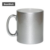 Bestsub 10oz Silver Sparkling Ceramic Mug (BE10YZ)