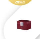 Luxury Stylish Red Rectangle MDF Jewelry Gift Box