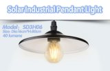 Solar Industrial Pendant Light with Remote Control