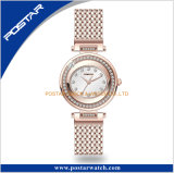 Swatchful Diamond Crystal Delicate Ladies Stainless Steel Band Quartz Wrist Watch