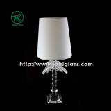Single Glass Candle Holder for Table Ware with Lamp (11*9*28)
