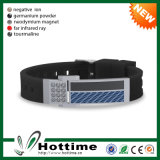 Fashion Carbon Fiber Crystal Energy Bracelet (CP-JS-ND-011)